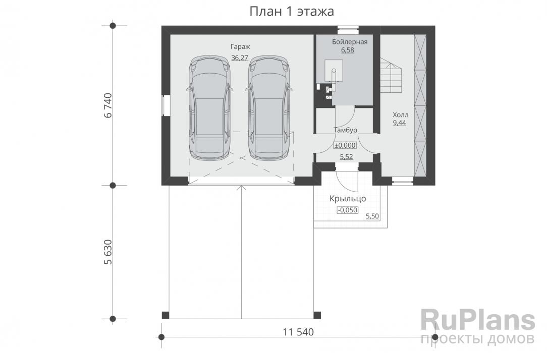 Готовые проекты домов с гаражом